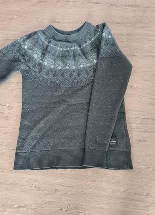 Свитер кофта шерсть термо горы лыжи донгслив