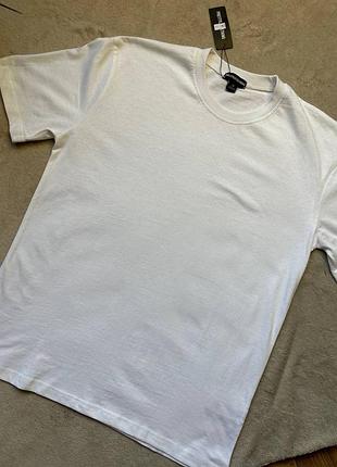 Футболка  цвет белый  размер (на бирке xs) , s/m овэрсайз 100% хлопок