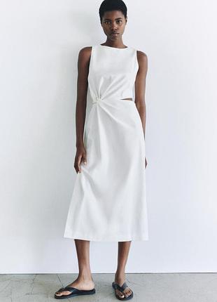Длинное платье zara