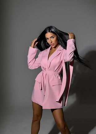 Женское классическое мини платье- пиджак из костюмной ткани люкс класса.         484 nd