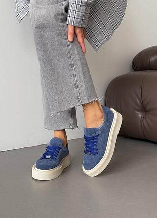 Базові кеди: натуральна шкіра/ замша