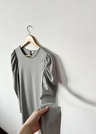 Красивое платье в рубчик h&amp;m🌿
