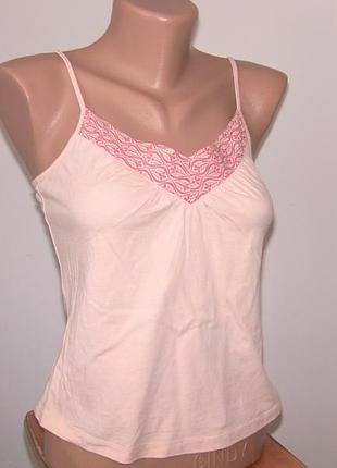 Майка со вставкой