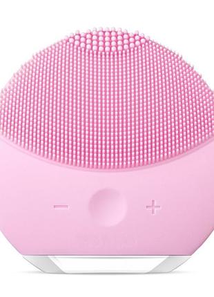 Масажна силіконова щітка-масажер для обличчя t-sonic forever mini 2 з вібрацією та імпульсами для вмивання очищення шкіри