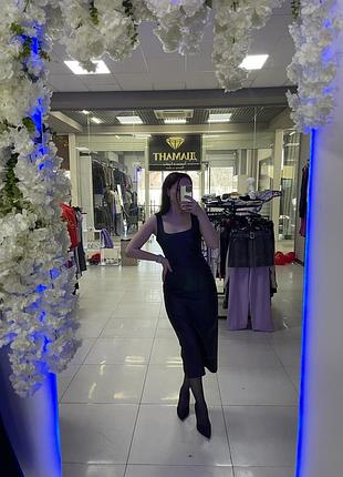 Чорна сукня zara