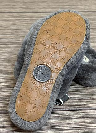 Тапочки ugg fluff yeah slide grey 1095119-chrc