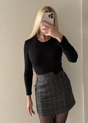 Спідниця коротка твідова