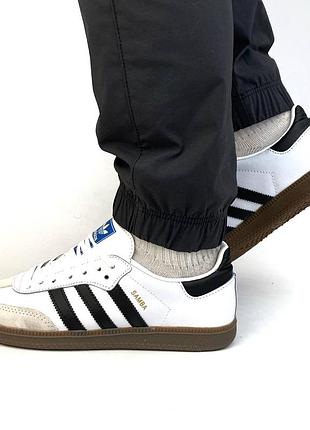Кроссовки adidas samba white&amp;black 5