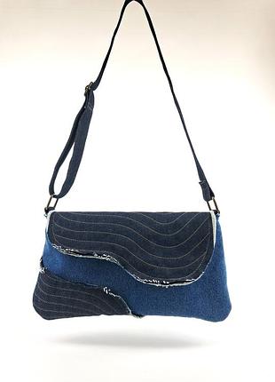 Сумка джинсова