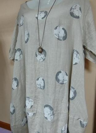 Платье, лен, итальялия