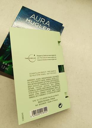 Aura mugler parfum пробнік 1.2 мл3 фото