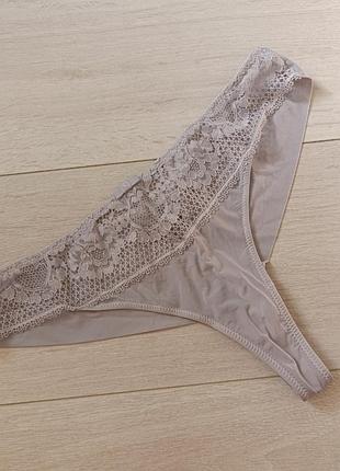 Трусики ажурные трусы кружевные стринги кружные бикини бесшовные сзади танга m l 10 12 38 40 46 48