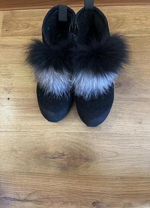 Замшеві жіночі ботиночки