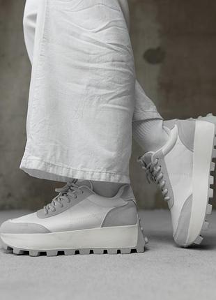 👟 женские кроссовки white grey 👟