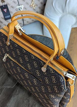 Сумка guess noelle большая на три отдела lux.3 фото