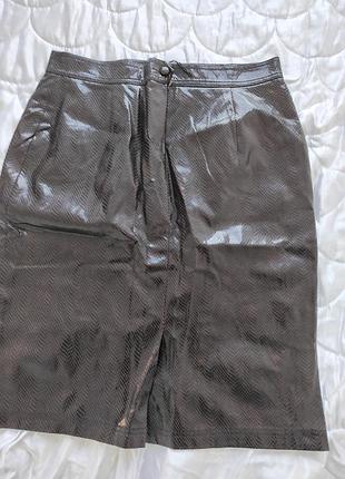 Спідниця еко шкіра нова італія