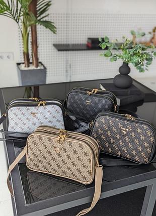 Сумка кросс боди guess на три отделения