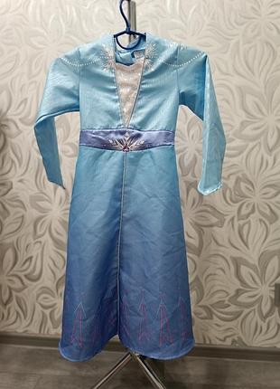 Карнавальний костюм сукня ельзи ельза frozen холодне серце крижане серце на вік 7-8 років