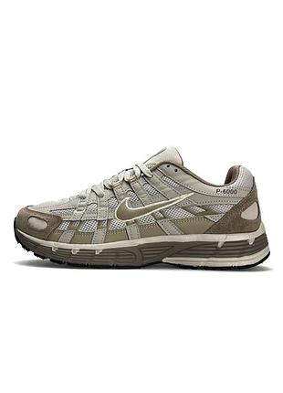 👟 мужские кроссовки nike p-6000 s reflective beige brown  👟