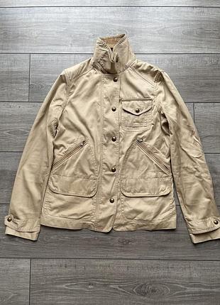 Lauren ralph polo жіноча сафарі куртка пальто плащ бежевий вельветовий комір s