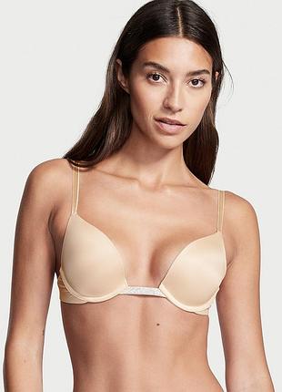Бюстгальтер victoria’s secret оригинал стразы plunge convertible shine bra marzipan