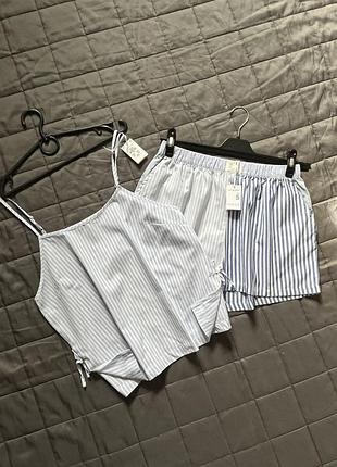 Красивый 100% хлопок легкий дом.костюм/пижама primark