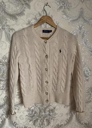 Polo ralph lauren вʼязана кофта на ґудзиках