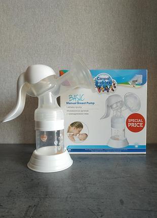Механический молокоотсос canpol babies (б/у) – удобный и эффективный!