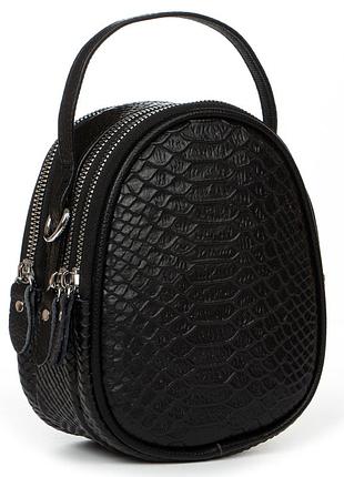 Сумка женская клатч кожа alex rai f-5501 black