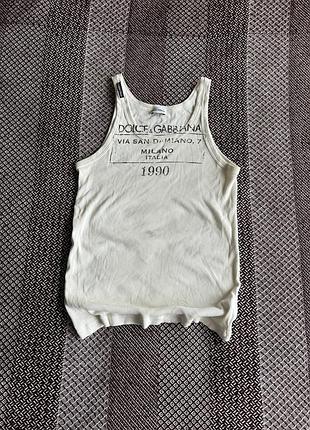 Dolce & gabbana underwear y2k tank top майка унісекс оригінал б у