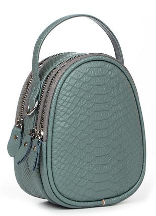 Сумка женская клатч кожа alex rai f-5501 blue