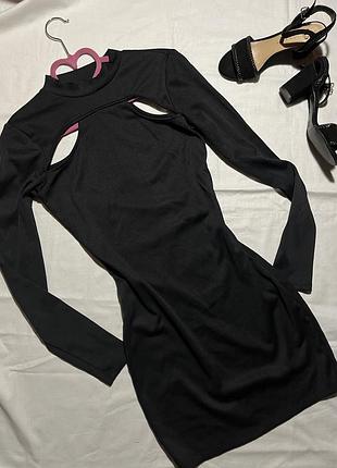 Силуэтное платье с вырезами h&amp;m