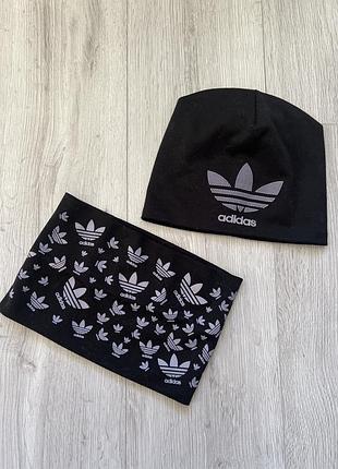 Набір шапка і баф 8-12 р