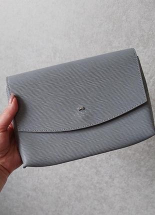 Серый клатч, косметичка ted baker(24 см на 17 см)