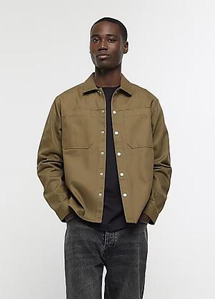Новая мужская джинсовая куртка рубашка river island