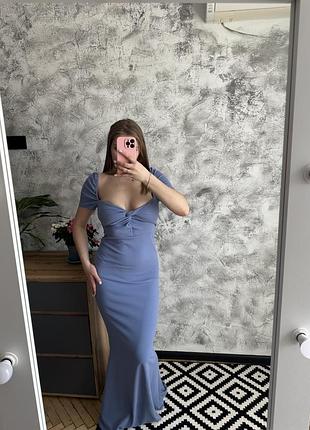Вечернее длинное платье