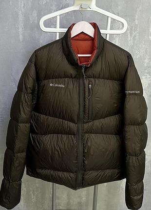 Columbia down jacket мужской,зимний пуховик куртка двухсторонний