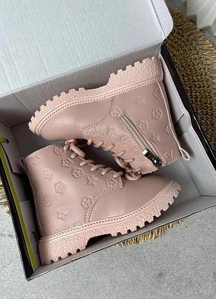 Утепленные деми ботинки для девочек