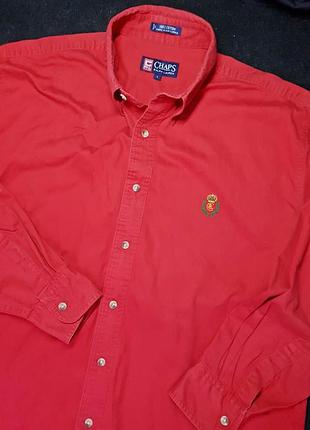 Chaps ralph lauren винтажная мужская рубашка