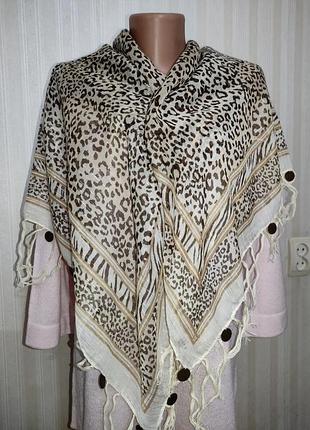 Хустка з монетами в стилі бохо, нова з біркою, подарунок на 8 березня