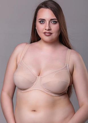Бюстгальтер без паралона большой объем