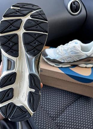 Asics gel - nuc metallic white 9