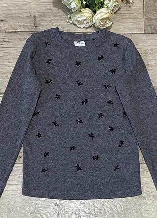 Реглан в рубчик, кофта, лонгслив zara, р.152 (11-12 лет)