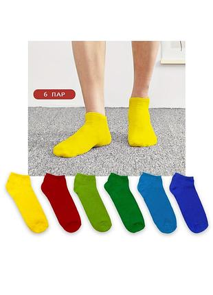 Набор носков rovix 6 пар, короткие