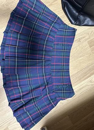 Міні спідниця в клітинку