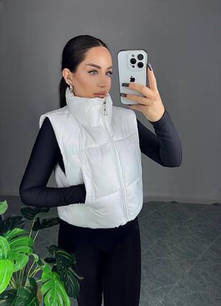 Жилетка тепла весна🌹6 фото