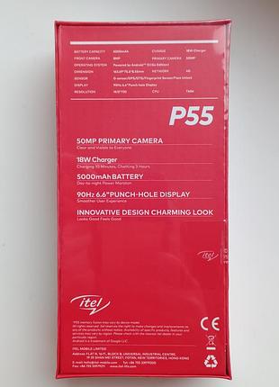 Itel p55 6.6" 90hz 8/128gb 5000 mah 50mp nfc глобал4 фото