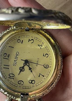 Часы карманные saiho 17jewels