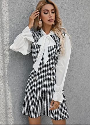 Сукня у гусячу лапку shein uk 14 - 16