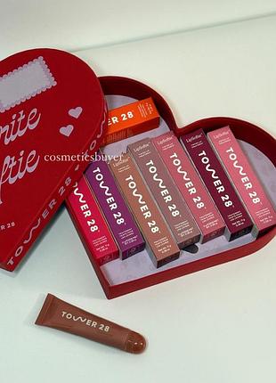 Tower 28 lipsoftie lip treatment увлажняющий восстанавливающий розовый прозрачный бальзам блеск помада средство для губ